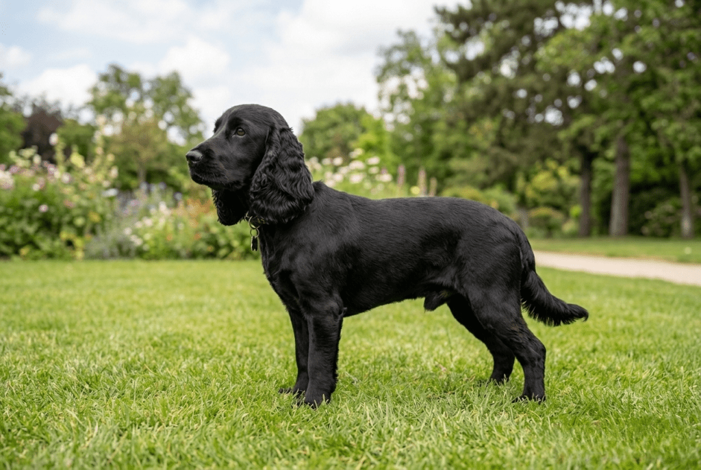Cocker Spaniel tonte courte profil extérieur pelage entretenu