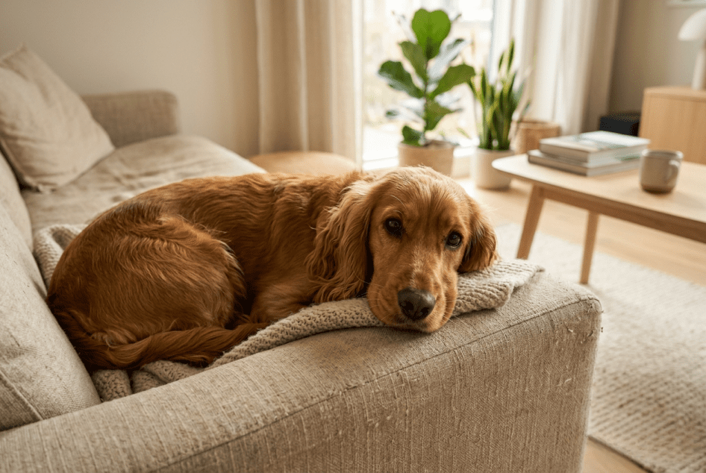 adopter un cocker adulte en association ou refuge - chien heureux dans son nouveau foyer