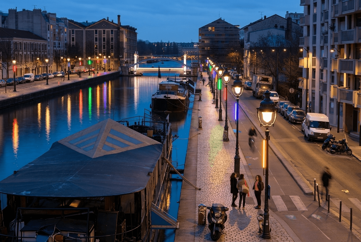 Balade canal de l'Ourcq avec un chien Cocker Spaniel
