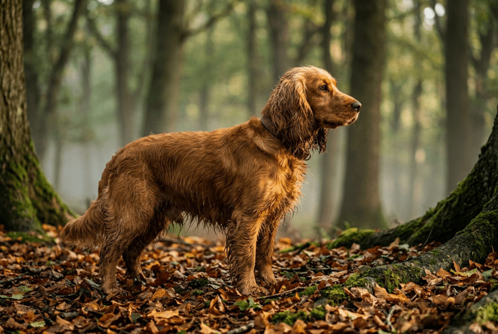 Cocker Spaniel anglais XIXe siècle chien de chasse bécasse