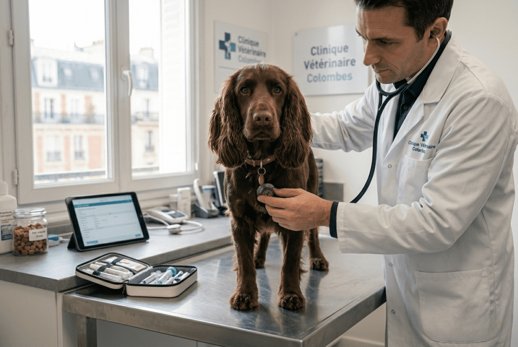 frais vétérinaires Cocker Spaniel consultation annuelle