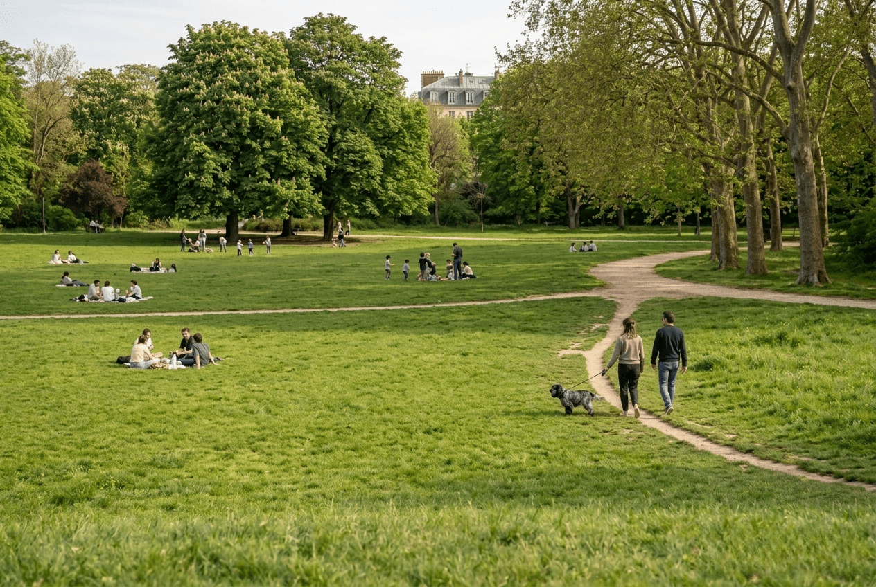 Balade au Bois de Vincennes avec un Cocker Spaniel