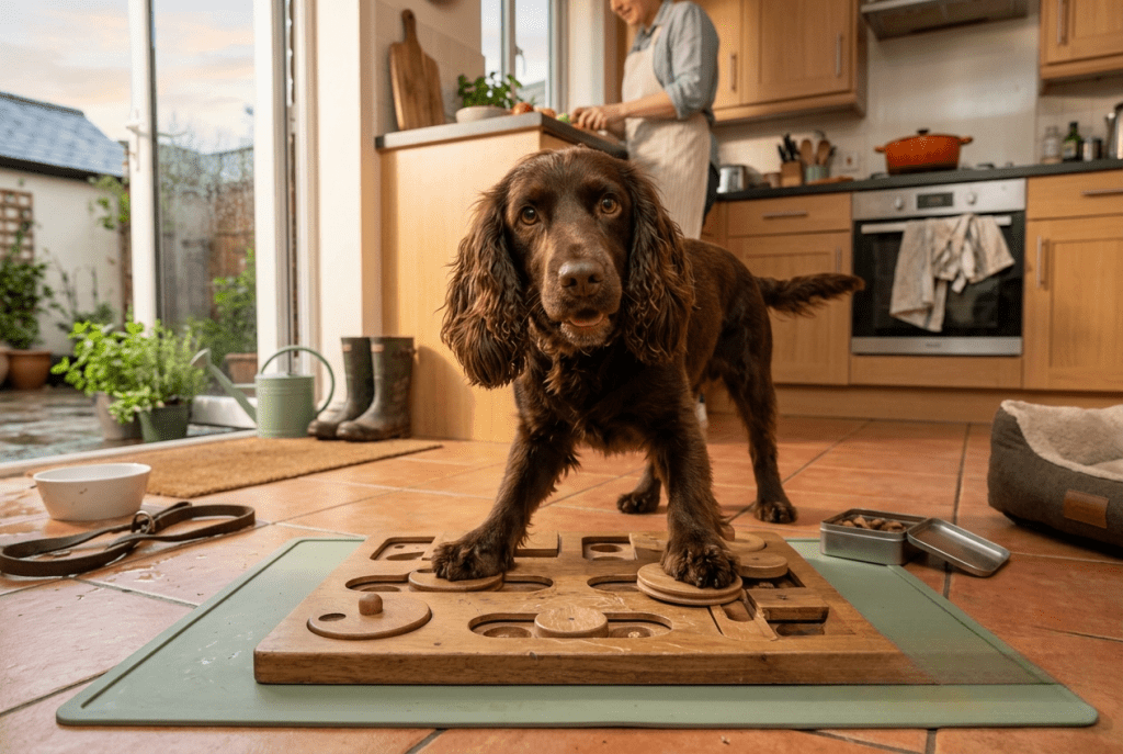 stimulation intelligence cocker jouet interactif puzzle