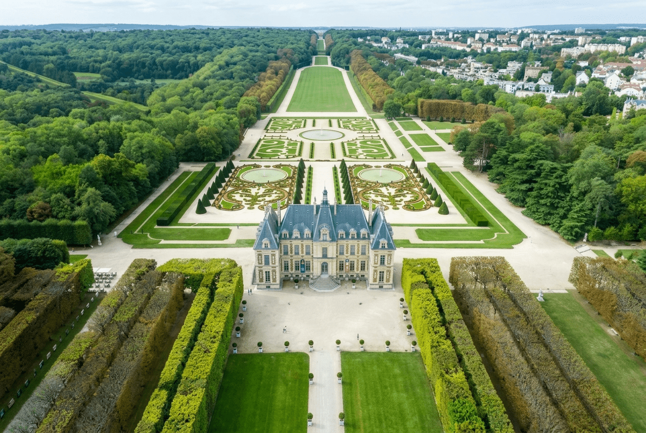 Cocker Spaniel en balade au Parc de Sceaux – jardin à la française et allées arborées en Hauts-de-Seine