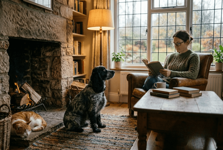 lire les émotions de son Cocker — chien attentif face à son maître