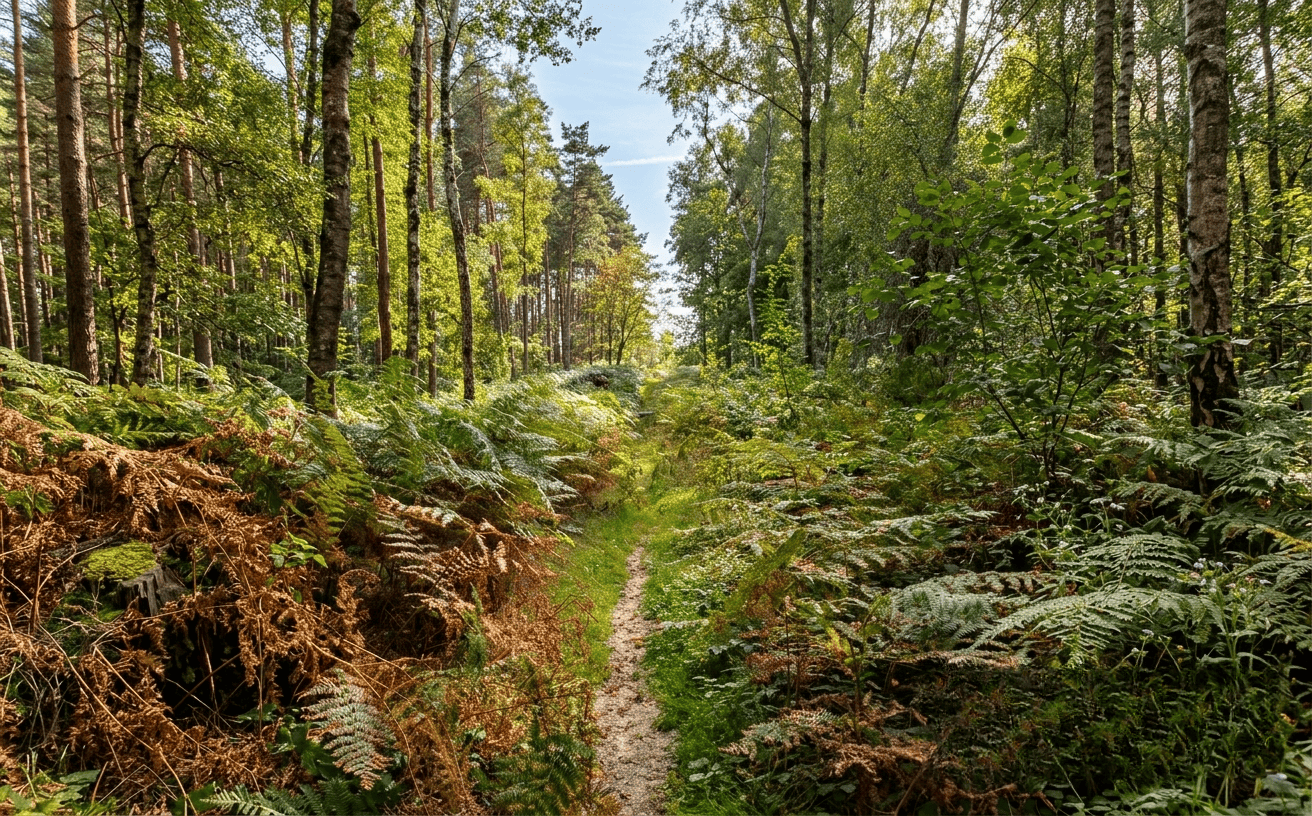Balade en Forêt de Rambouillet avec un chien Cocker Spaniel – sentiers boisés et étangs en Yvelines