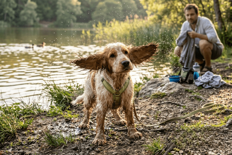 otite cocker été après baignade oreilles mouillées