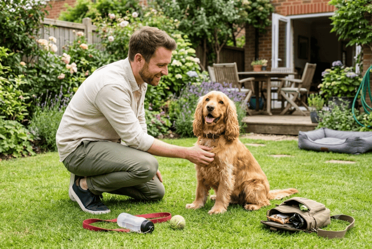 pet-sitter cocker vacances - cocker confié à un pet-sitter pendant les vacances d'été