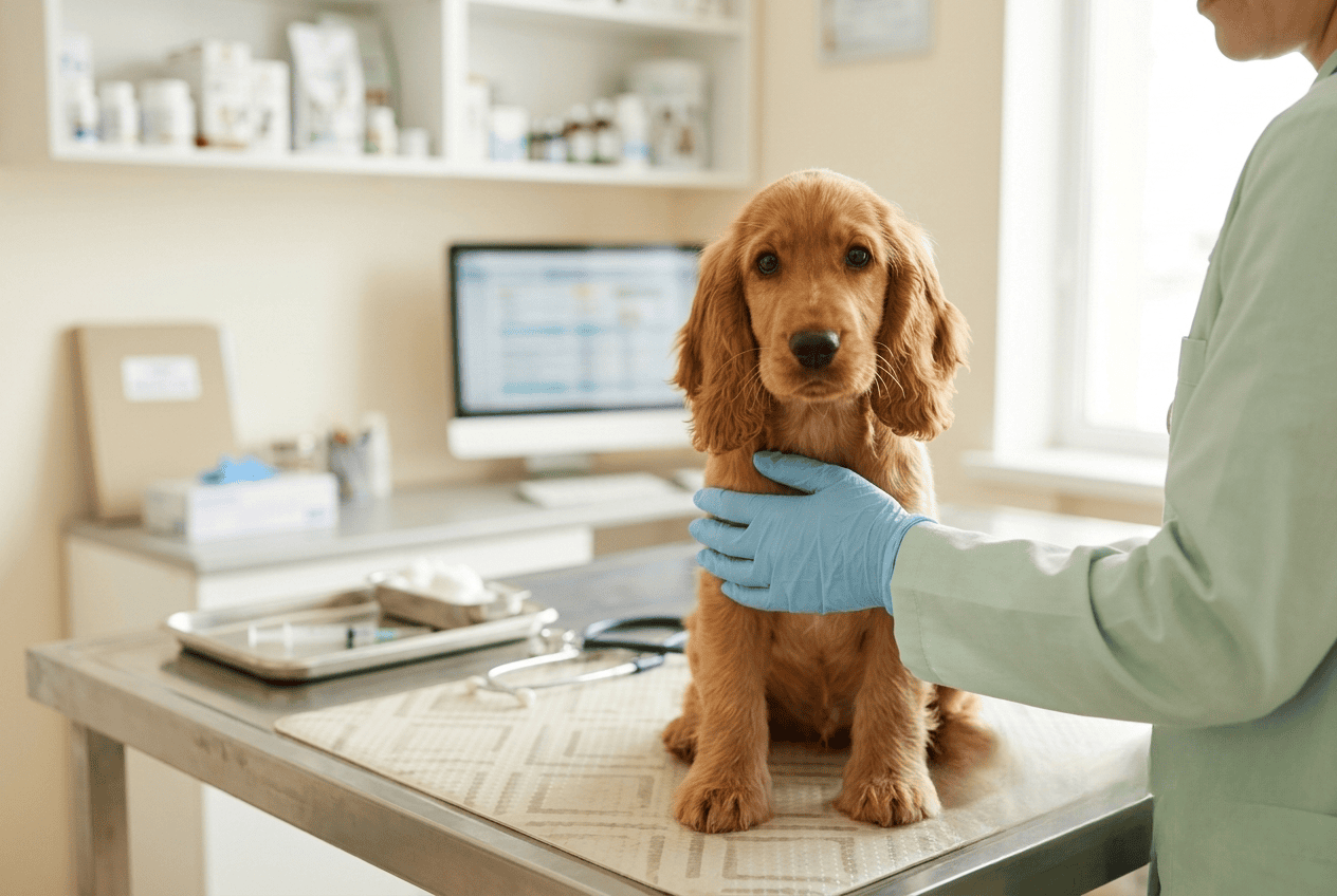 calendrier vaccinations cocker chiot chez le vétérinaire