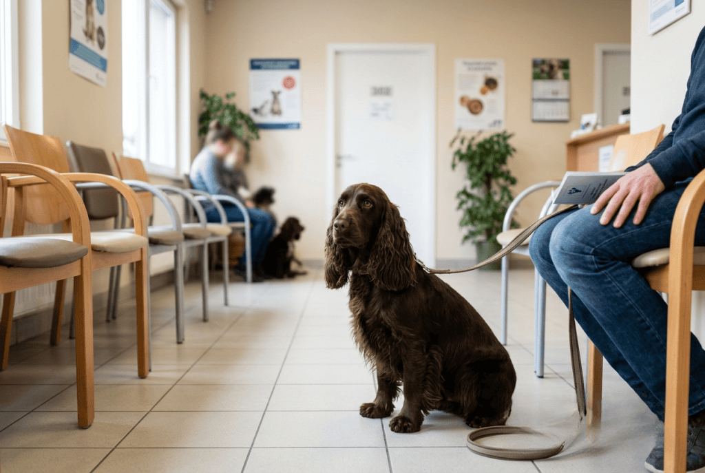 rappel de vaccination cocker adulte chez le vétérinaire