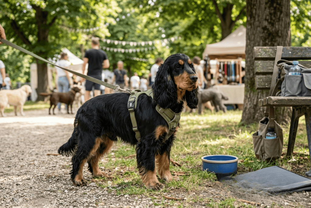 woofest paris chien — harnais adapté pour la journée au festival