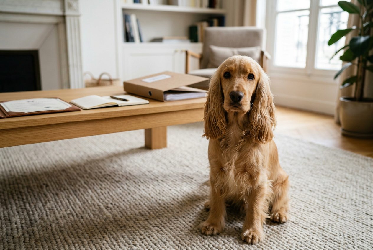 Cocker Spaniel et démarches d'inscription LOF