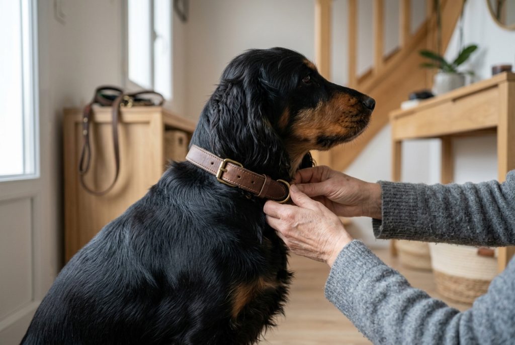 ajuster collier martingale cocker spaniel cou