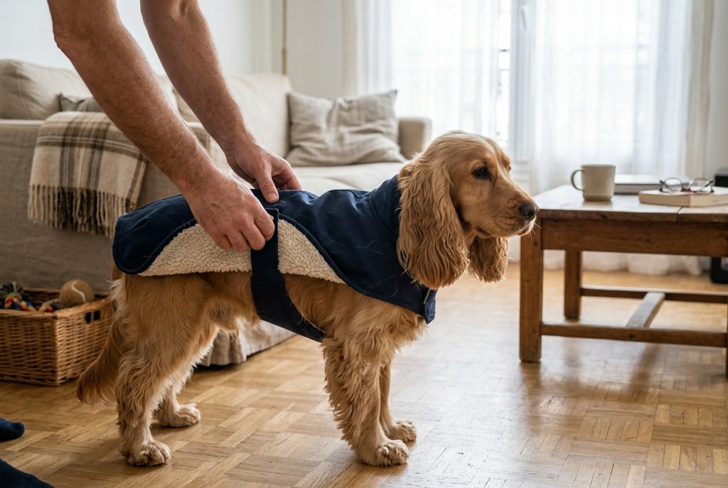Choisir un manteau pour Cocker : ajustement de la taille